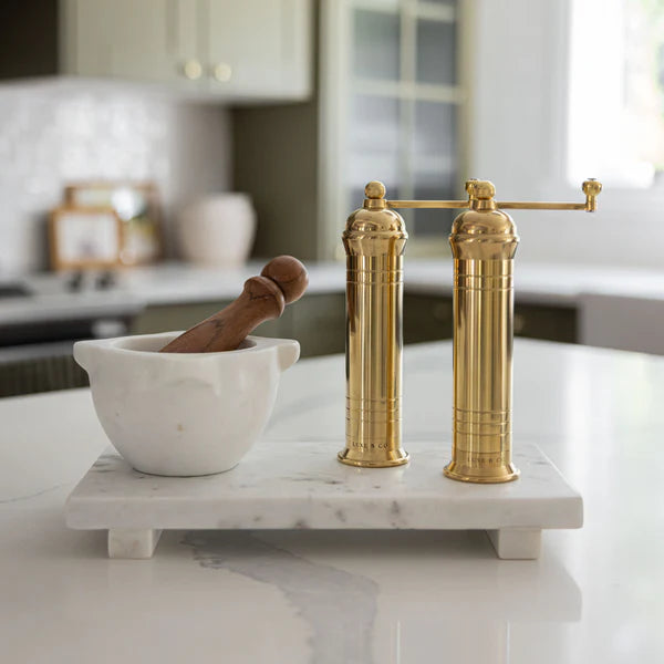 White Marble Trivet Riser